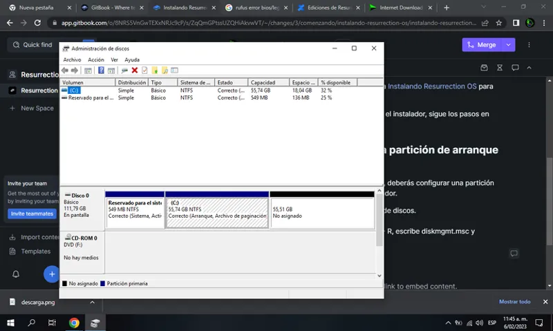 Administrador de discos