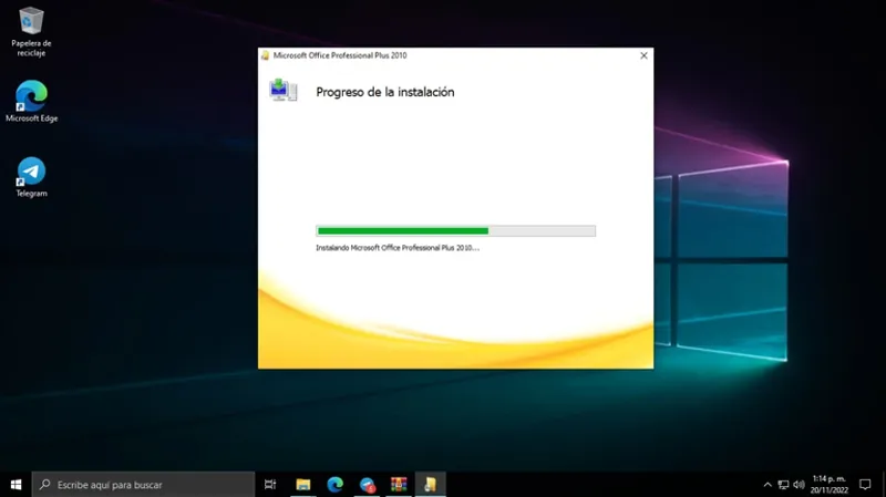 Resurrection OS 10 Go, instalando Microsoft Office 2010.